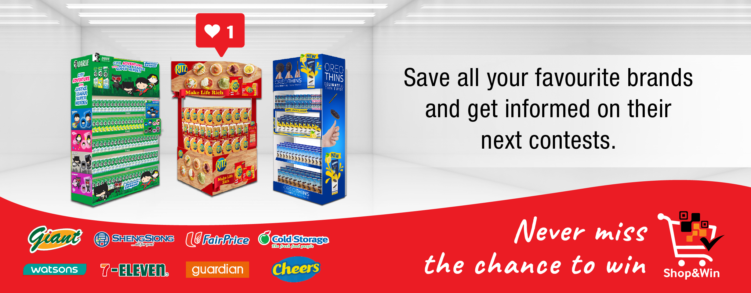 Shop&WIn - Save all your Fav Brands