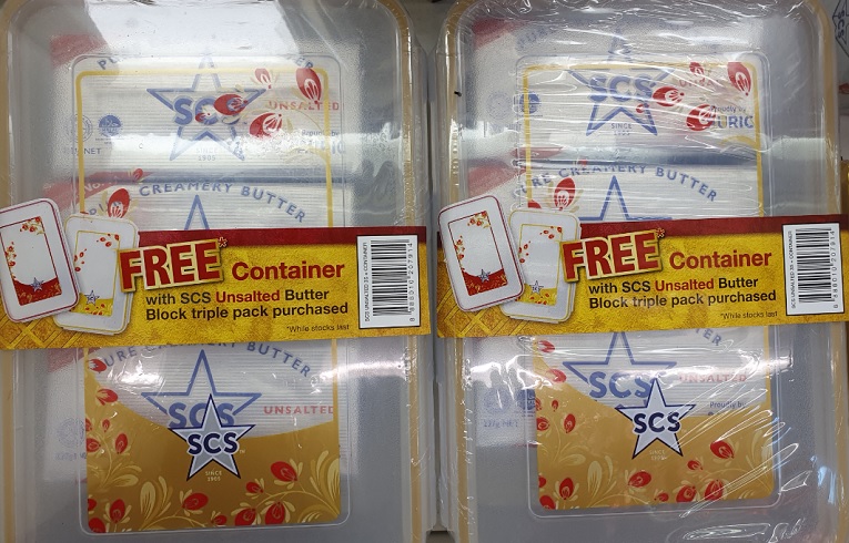 Free Container with SCS Unsalted Butter