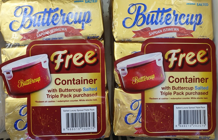Free Container with Buttercup